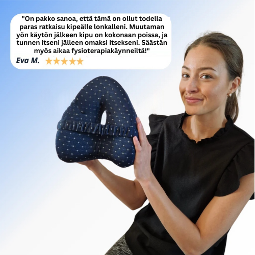 OrtoPillow™️ Tukityyny – Lievittää selkäkipua, lonkkakipua ja iskiasta