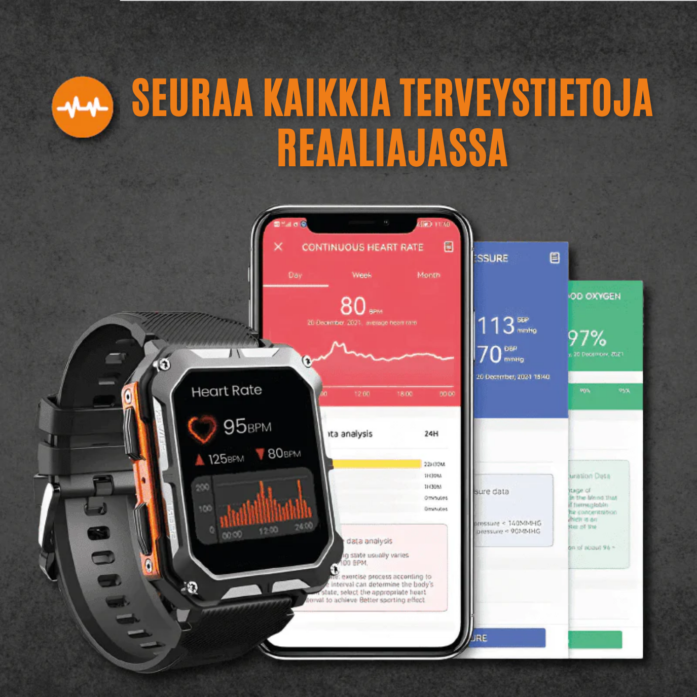 Thor™ - Tuhoutumaton älykello